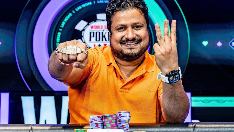 Santhosh Suvarna conquista terceiro bracelete da WSOP e faz história para o poker indiano