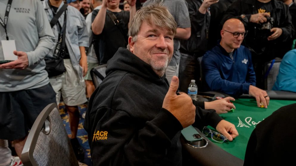 Chris Moneymaker é um dos bolhas do Main Event da WSOP
