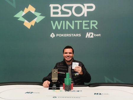 Matheus Scandiuze é campeão do Mini Championship do BSOP Winter
