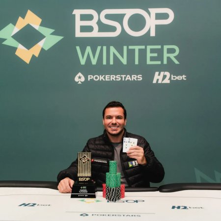 Matheus Scandiuze é campeão do Mini Championship do BSOP Winter