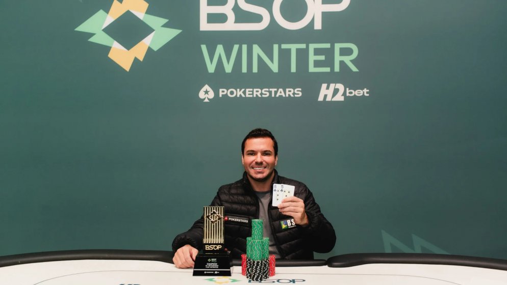 Matheus Scandiuze é campeão do Mini Championship do BSOP Winter