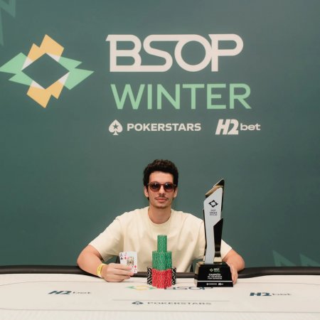 Murilo Fidélis vai de 1 BB ao título do R$ 15K 2-Day High Roller do BSOP Winter