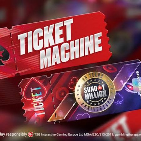 PokerStars distribuirá mais de US$ 800 mil em bilhetes para o Sunday Million Anniversary