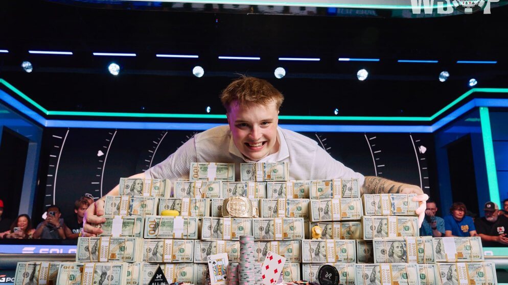 WSOP 2026: veja quanto cada finalista do Main Event recebeu após os impostos