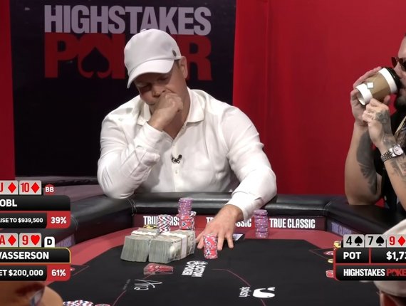 Andrew Robl perde pote de US$ 2,47 milhões no High Stakes Poker