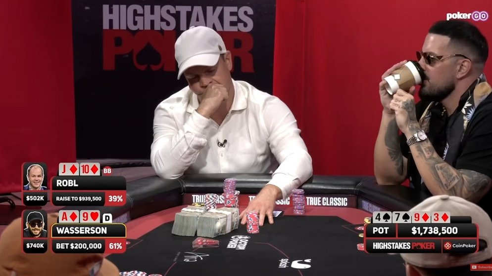 Andrew Robl perde pote de US$ 2,47 milhões no High Stakes Poker