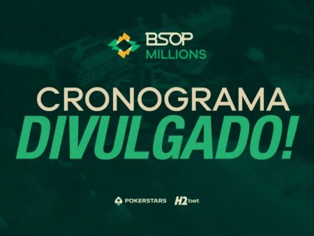 BSOP Millions tem grade divulgada, confira os destaques