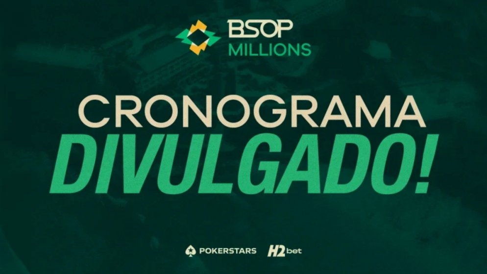 BSOP Millions tem grade divulgada, confira os destaques