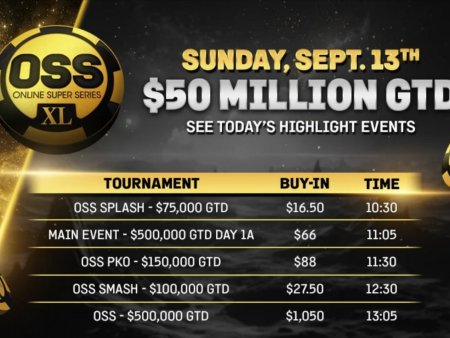 Torneios da PokerKing somam mais de US$ 4 milhões GTD neste domingo