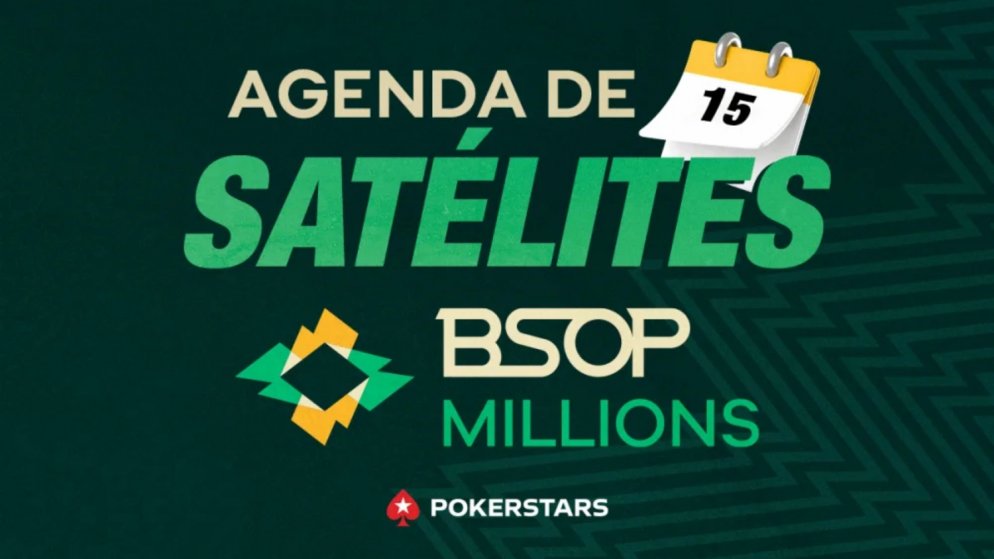 Domingo tem cinco pacotes para o BSOP Millions em satélite no PokerStars
