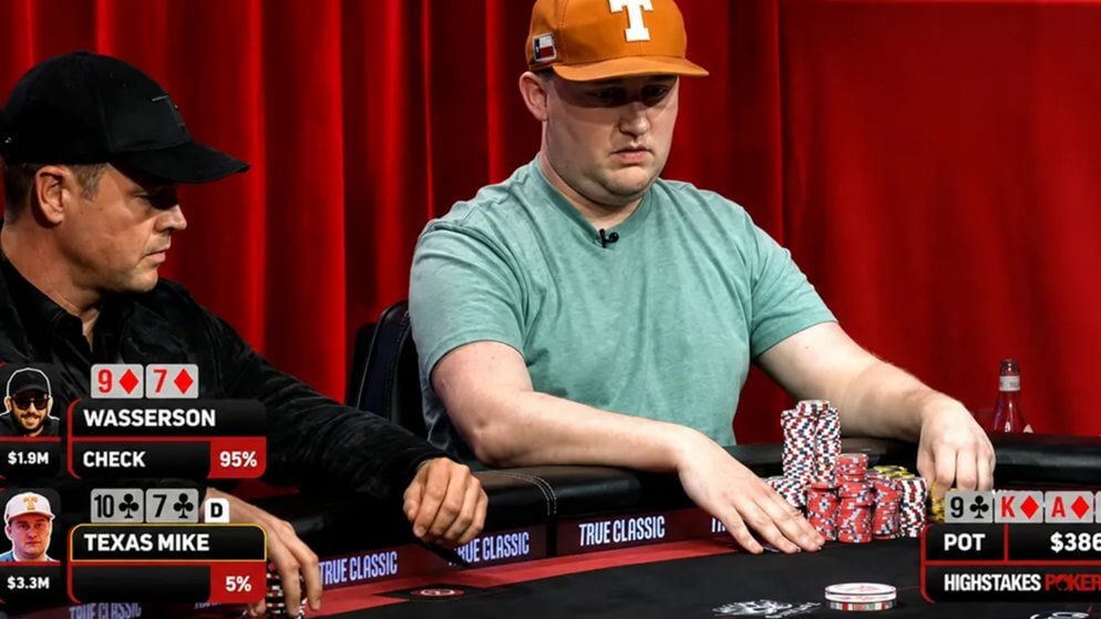 Texas Mike perde pote de US$ 4,26 milhões em maior mão da história do High Stakes Poker