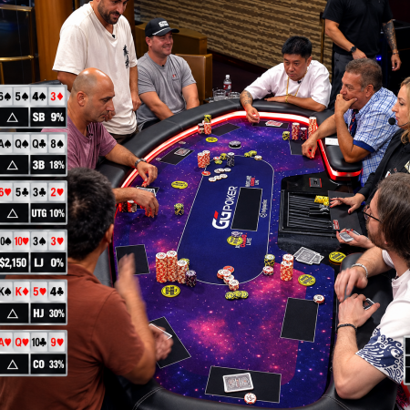 Em pote cheio de ação, Hustler Casino Live tem all-in pré-flop de seis jogadores