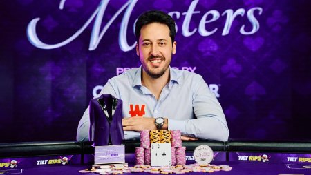 Depois de três bolhas, Adrian Mateos solta o grito de campeão no Poker Masters
