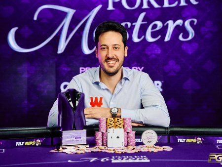 Depois de três bolhas, Adrian Mateos solta o grito de campeão no Poker Masters