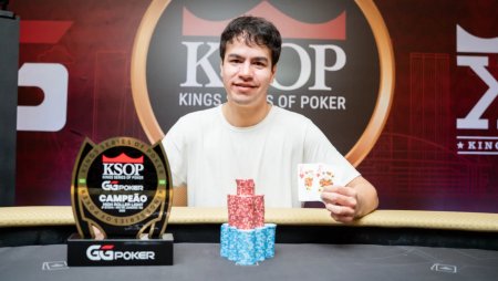 Daniel Mendonça é campeão do R$ 7,5K High Roller Light do KSOP Rio