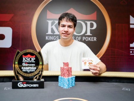 Daniel Mendonça é campeão do R$ 7,5K High Roller Light do KSOP Rio