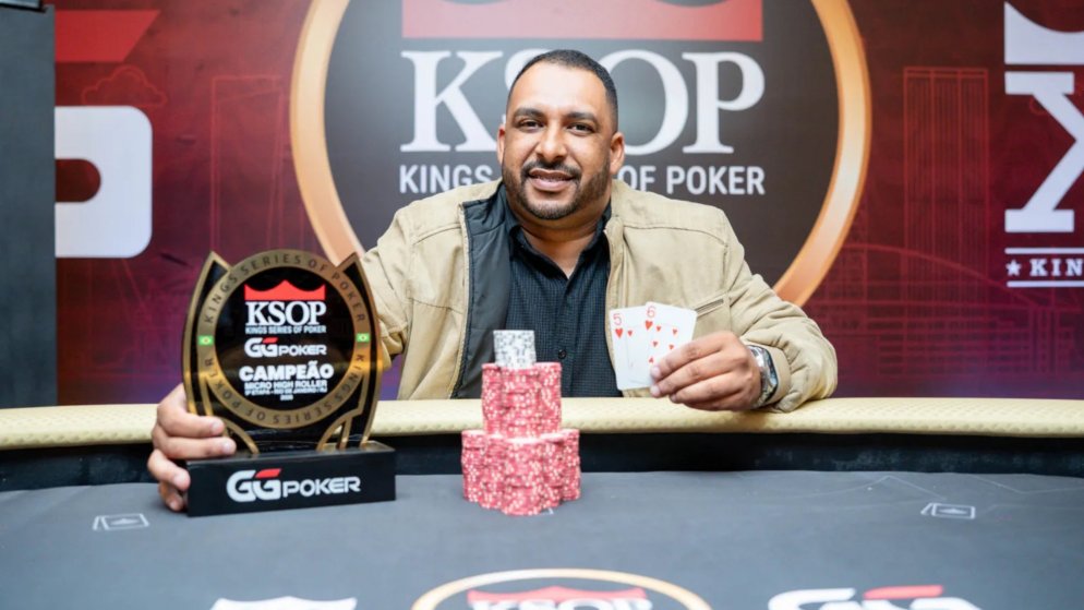 João Inocêncio é campeão do R$ 5K Micro High Roller 1-Day do KSOP Rio