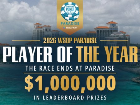 Com Shaun Deeb no topo, disputa do WSOP Jogador do Ano 2026 vai às Bahamas